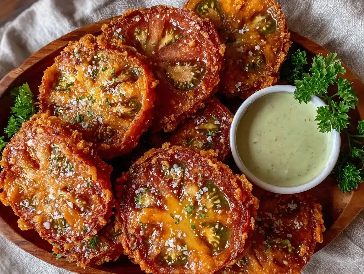 crispy fried green tomatoes preparation steps