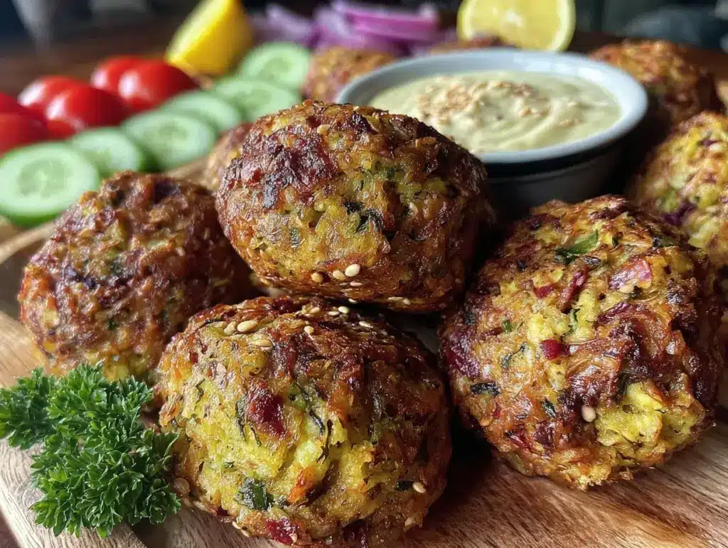 crispy golden falafel bites - featured image
