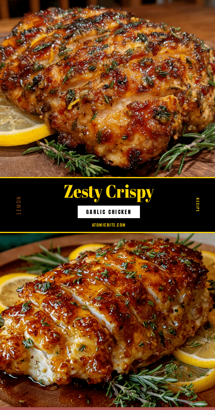 crispy lemon garlic chicken recipe
