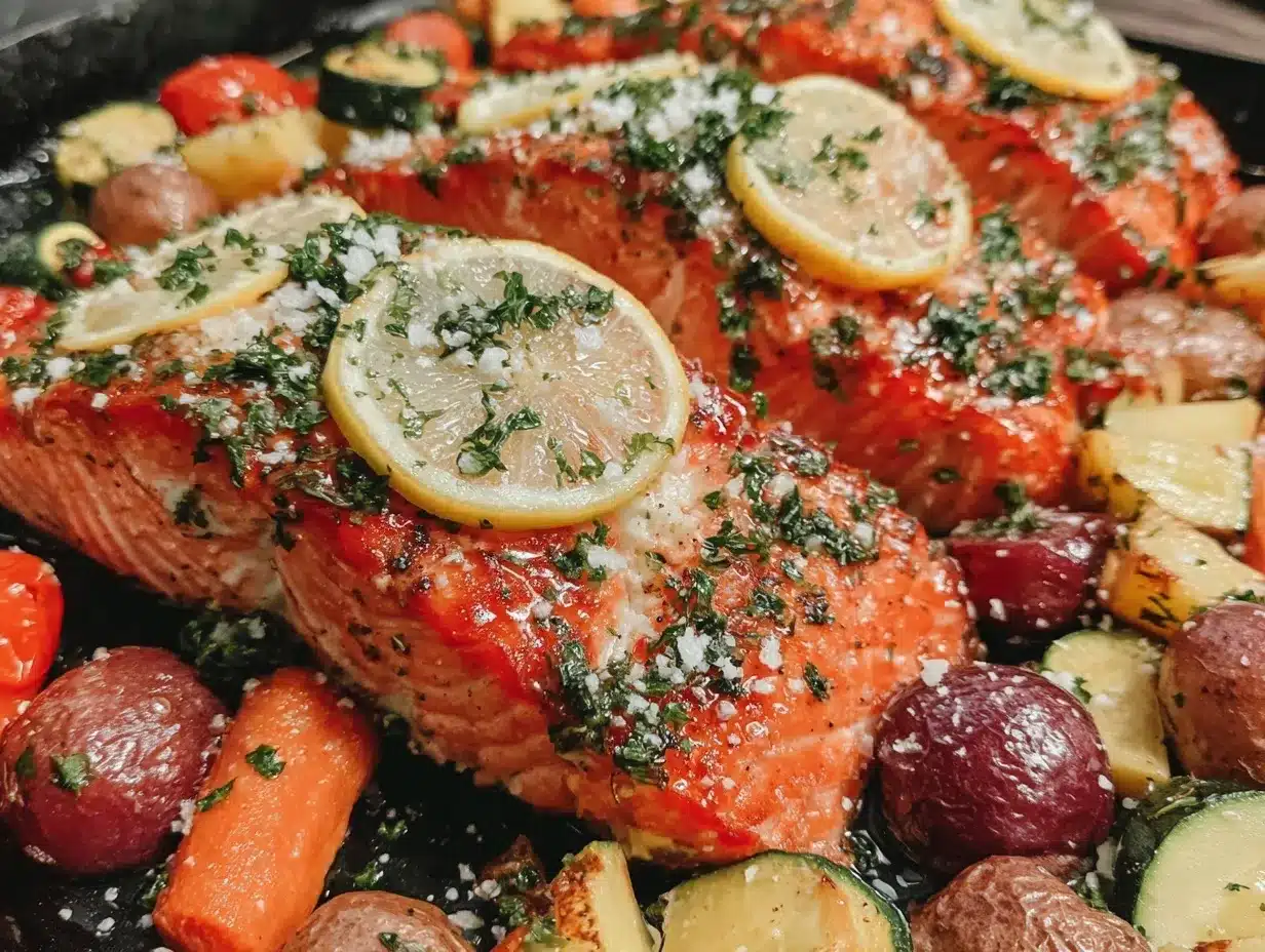 crispy lemon herb salmon preparation steps
