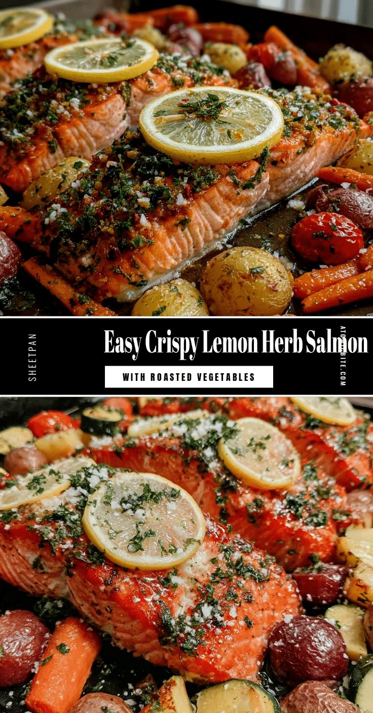 crispy lemon herb salmon recipe