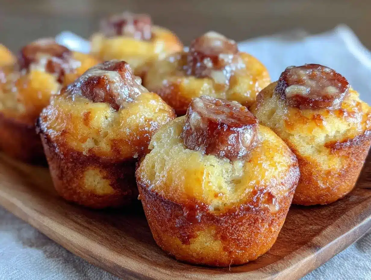 crispy mini corn dog muffins preparation steps