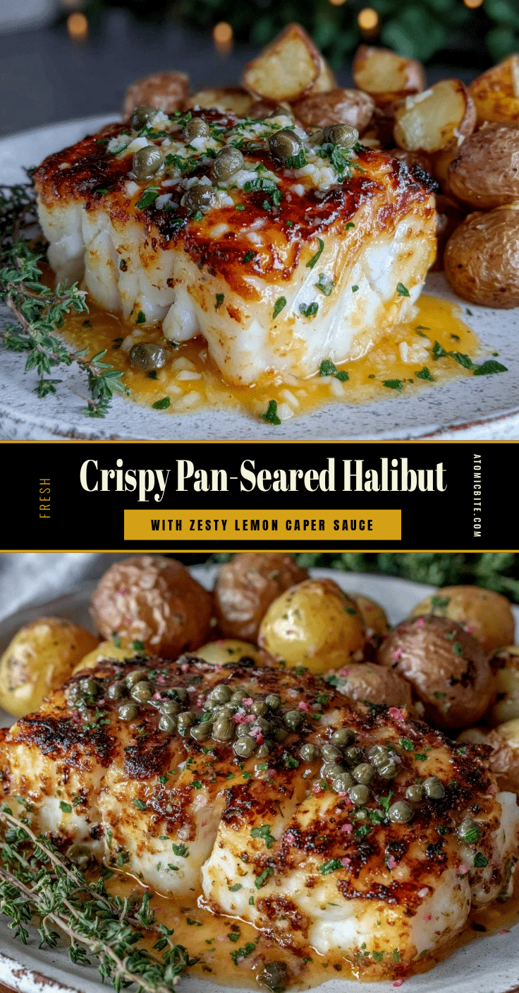 crispy pan-seared halibut recipe