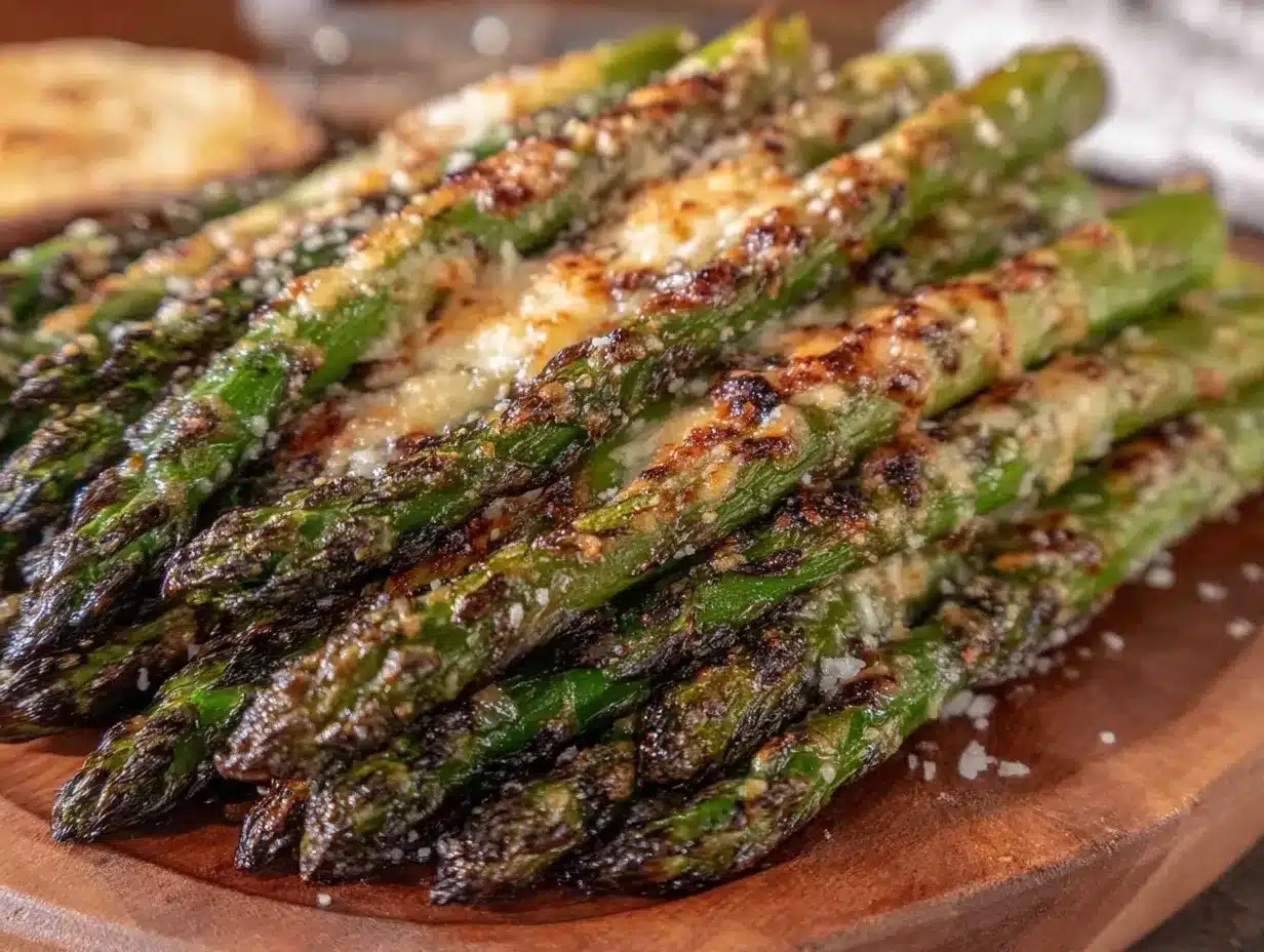 crispy parmesan roasted asparagus preparation steps