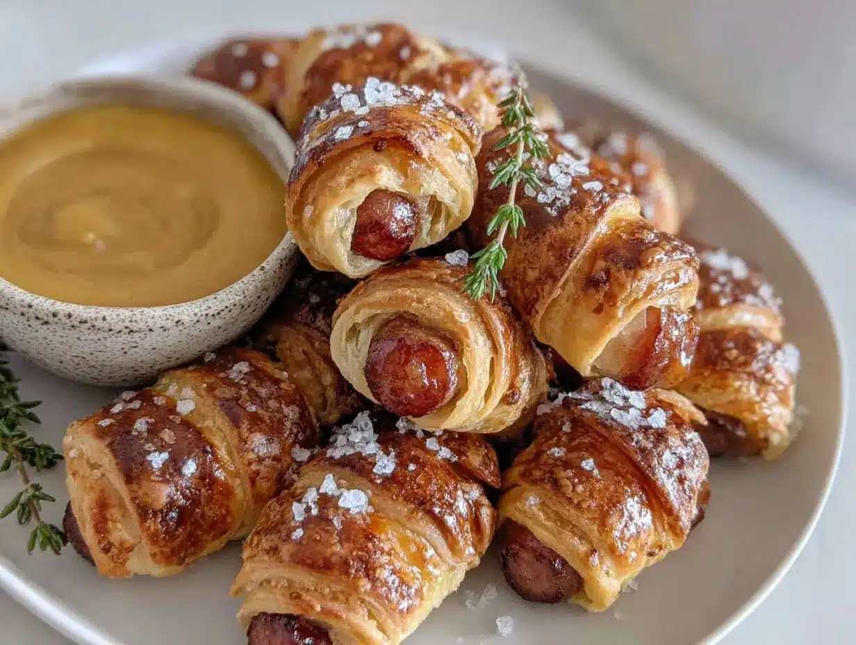 crispy pigs in a blanket preparation steps