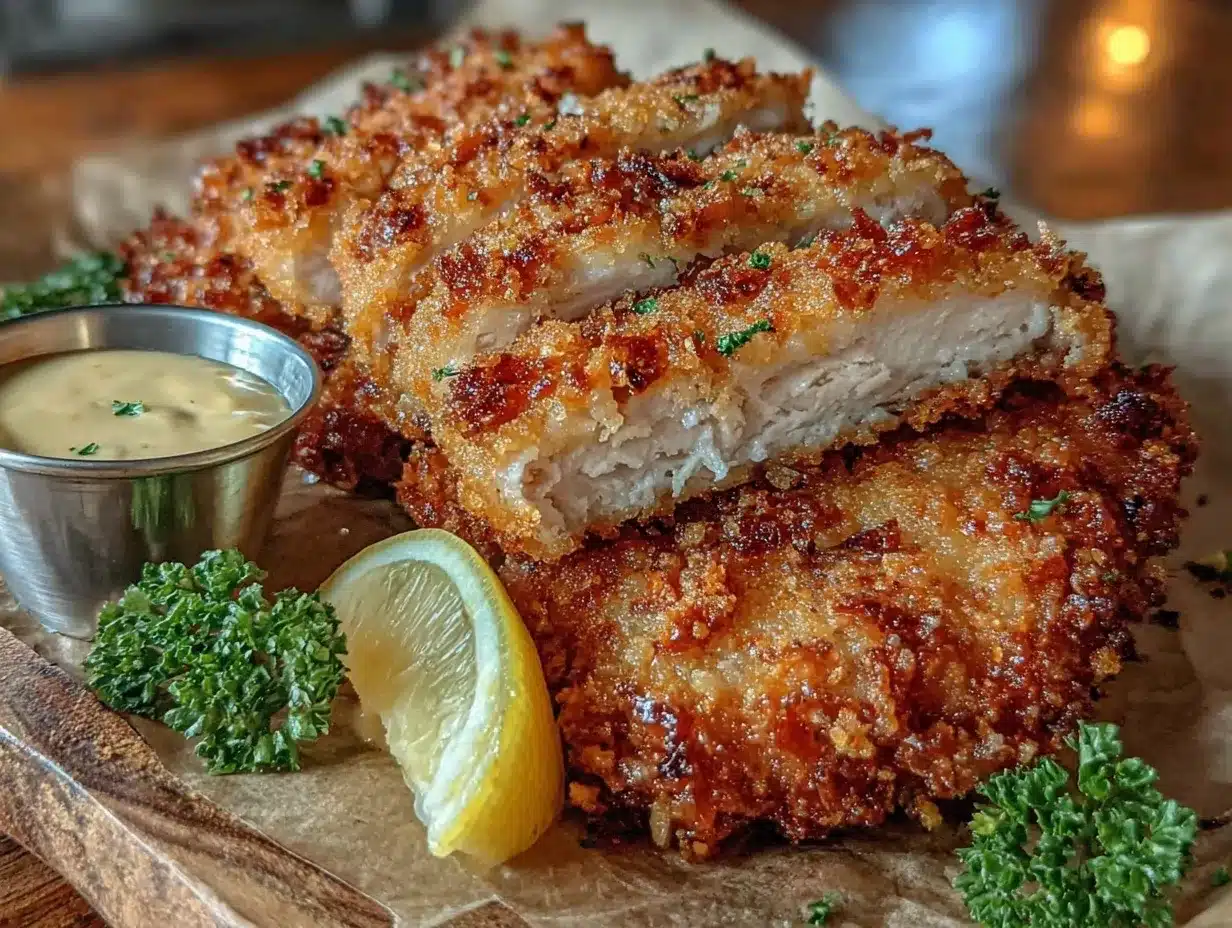 crispy pork schnitzel preparation steps
