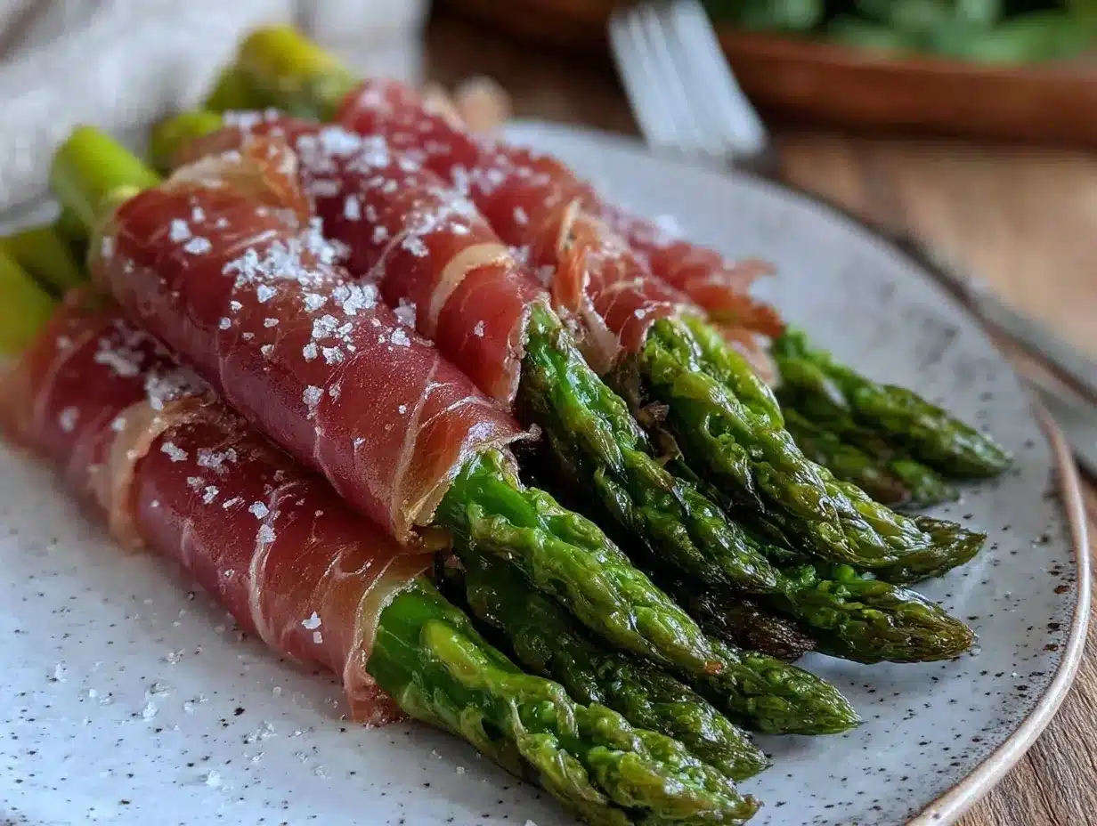 crispy prosciutto-wrapped asparagus bites preparation steps