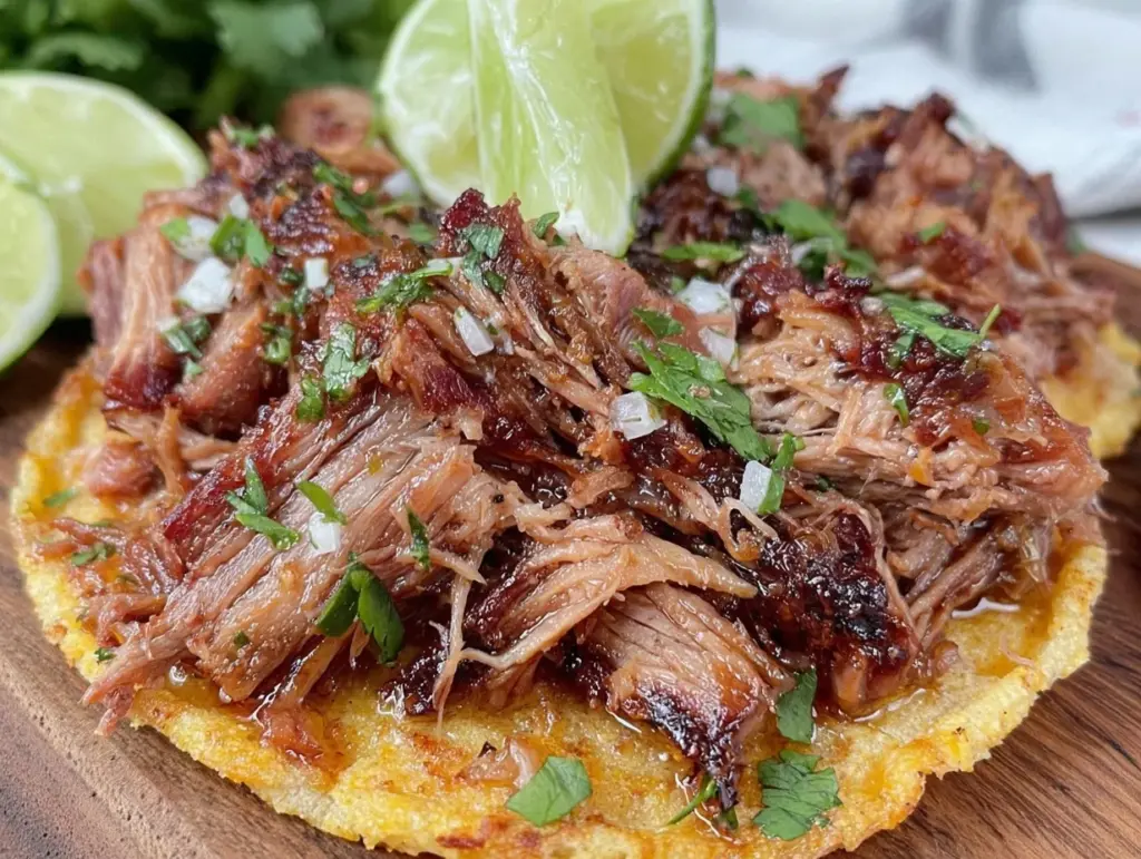 crispy pulled pork carnitas - featured image