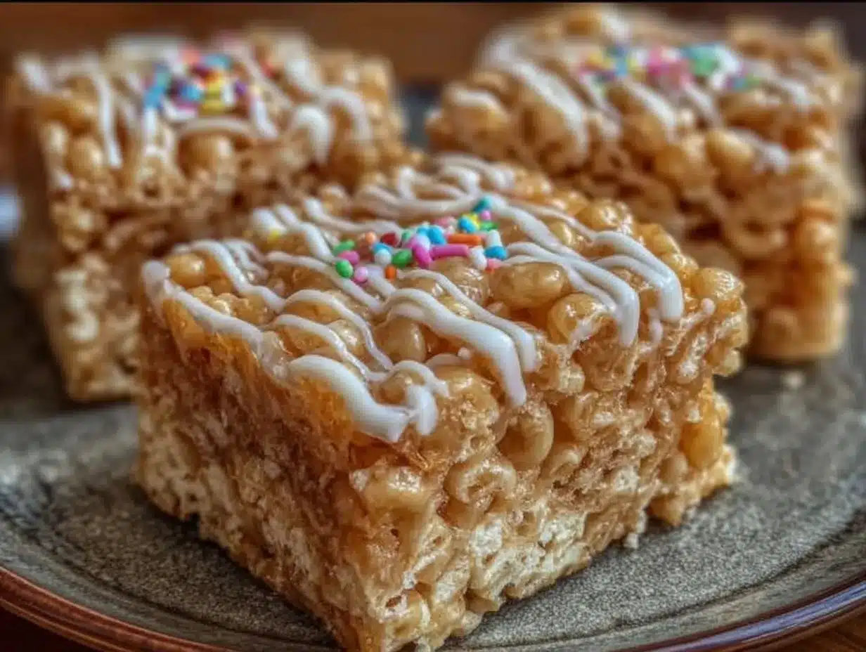 crispy Rice Krispie treats preparation steps