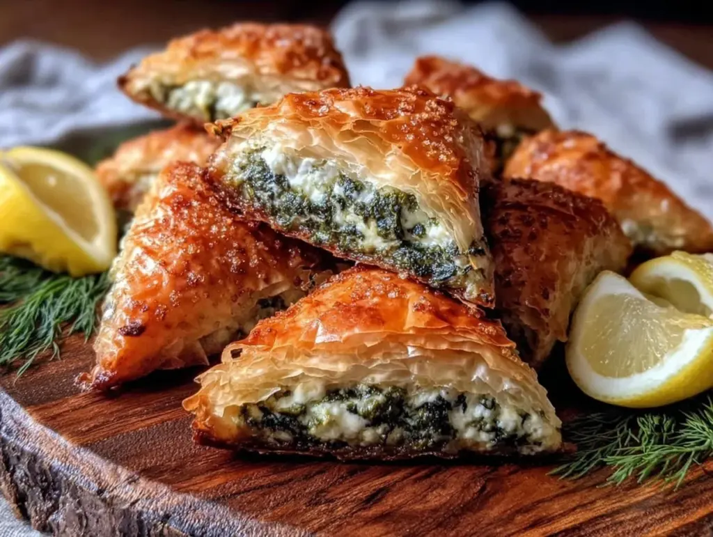 crispy spanakopita - featured image