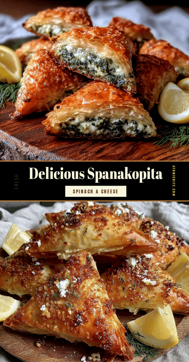 crispy spanakopita recipe