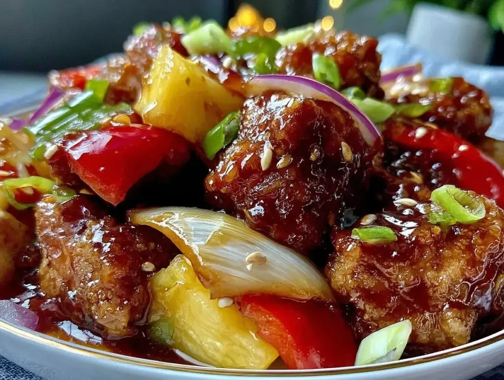 crispy sweet and sour pork - featured image