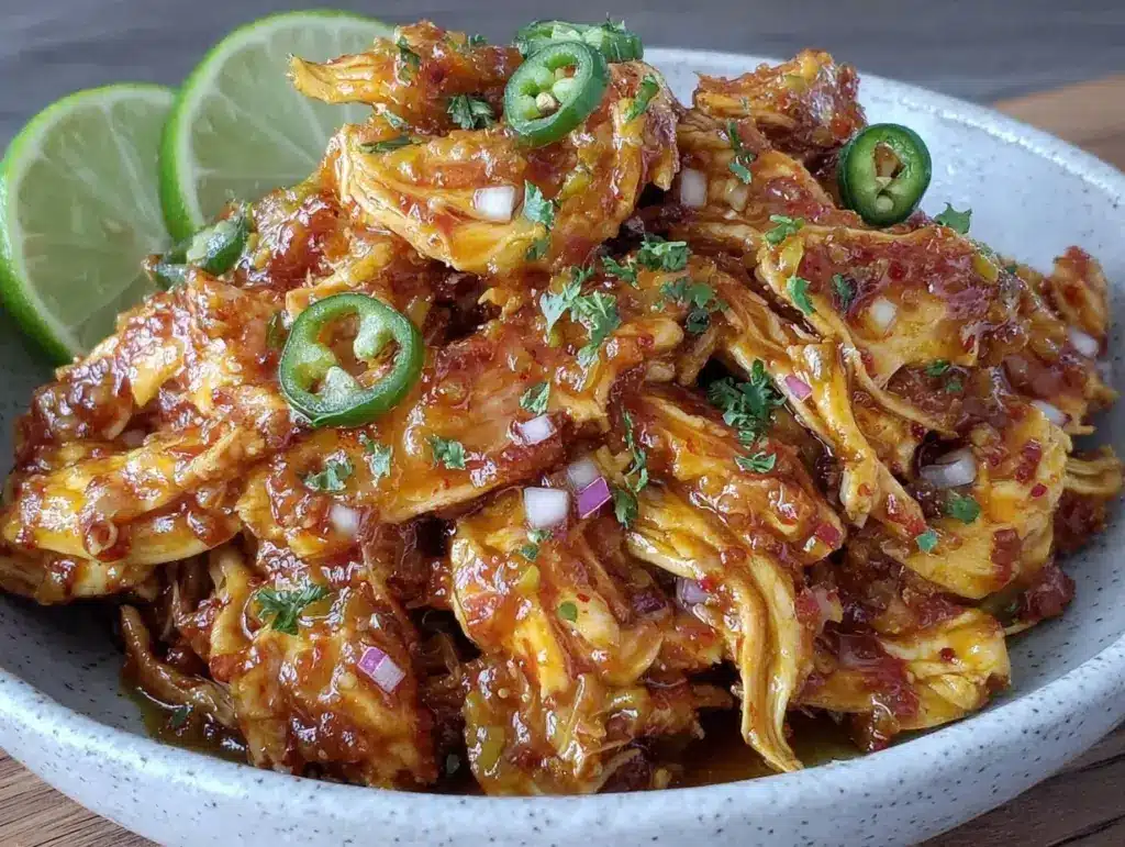 crockpot salsa verde chicken - featured image