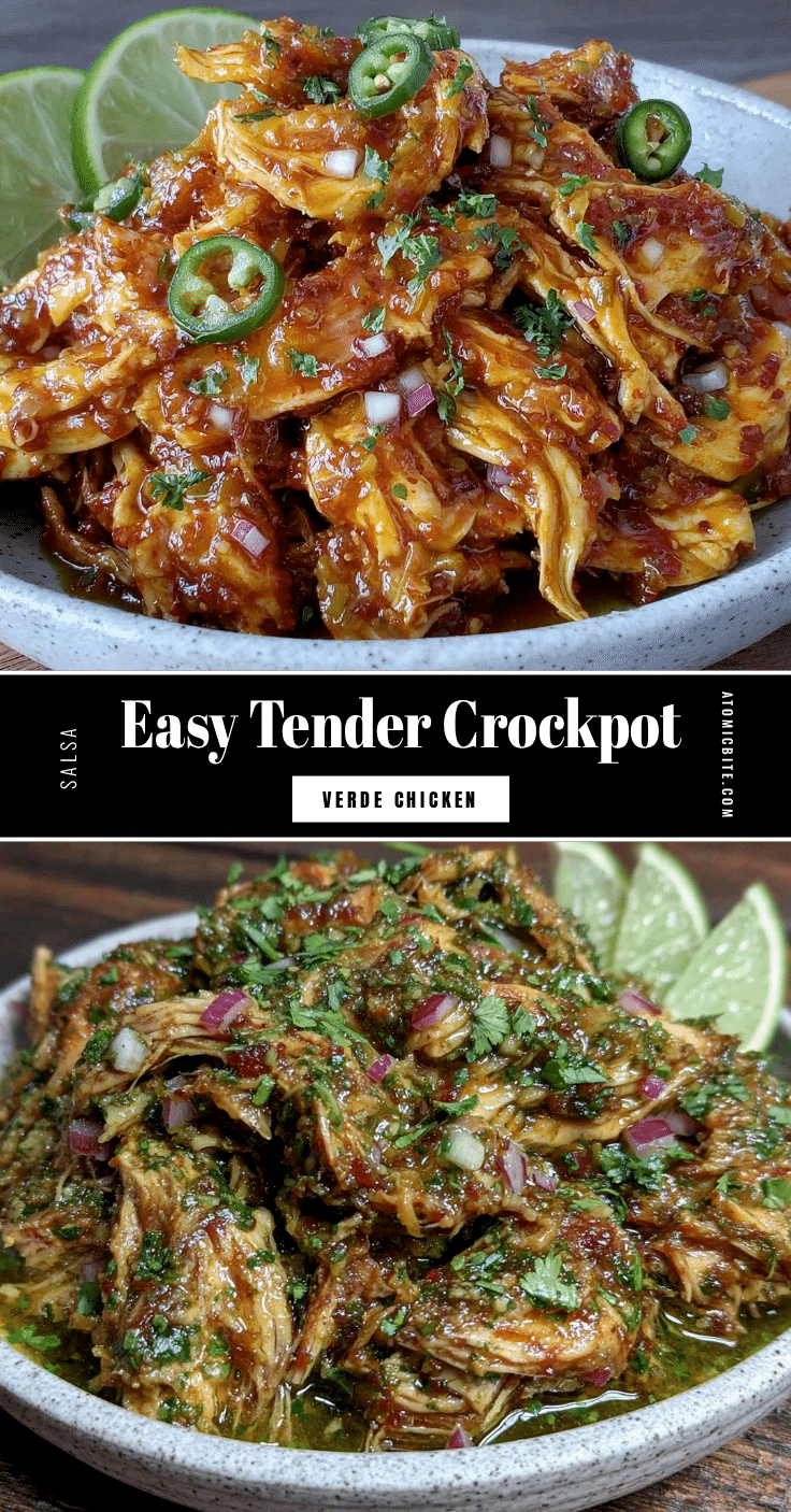 crockpot salsa verde chicken recipe