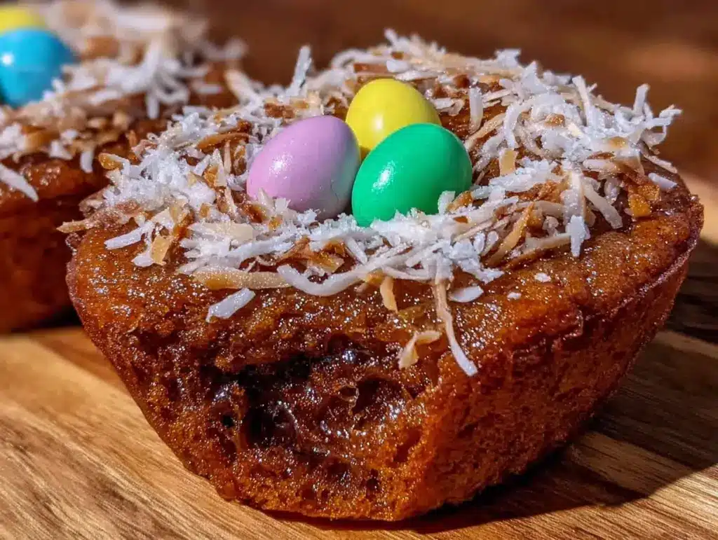 Easter egg nest chocolate cupcakes - featured image
