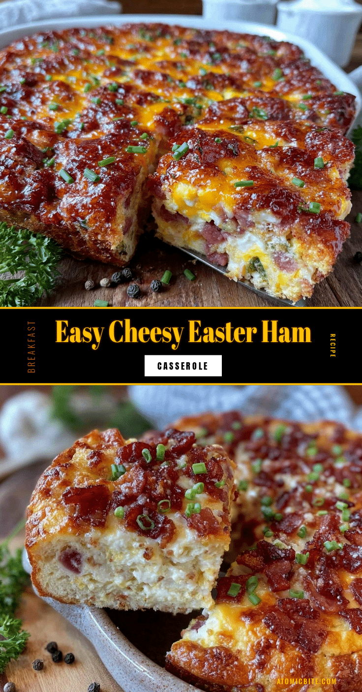Easy Cheesy Easter Breakfast Casserole recipe