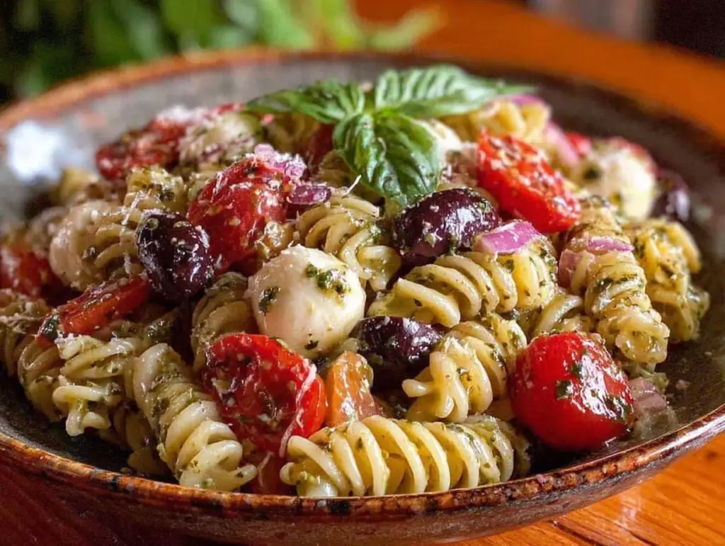 easy classic italian pasta salad recipe - featured image