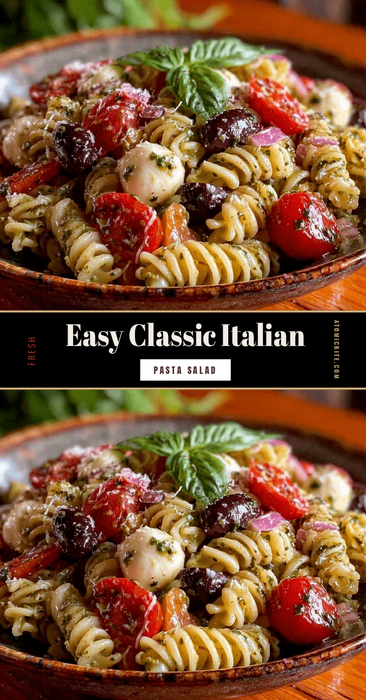 easy classic italian pasta salad recipe recipe