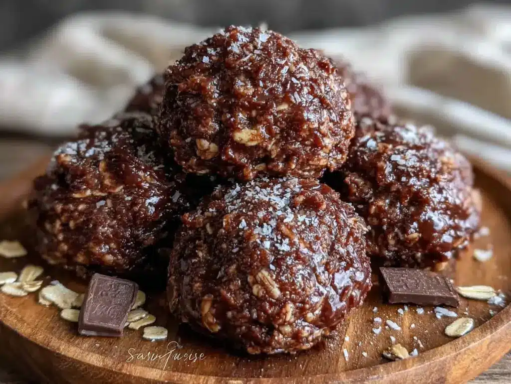 easy no-bake chewy chocolate cookies - featured image