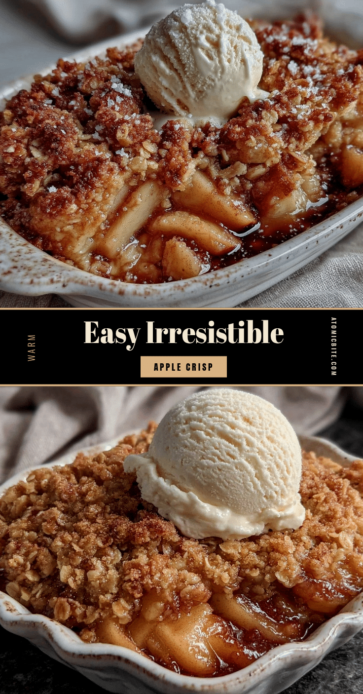 easy warm apple crisp recipe