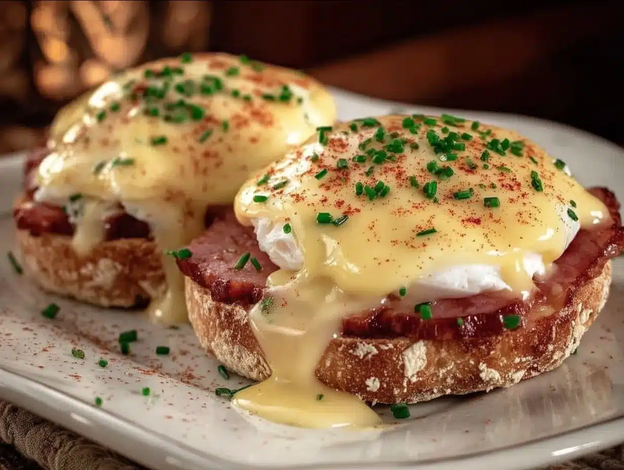 eggs benedict recipe preparation steps