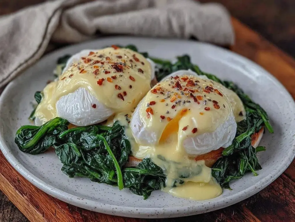 eggs florentine recipe - featured image