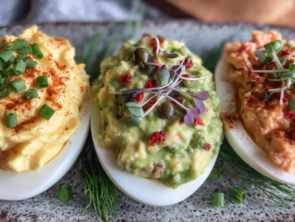 flavorful deviled eggs - featured image