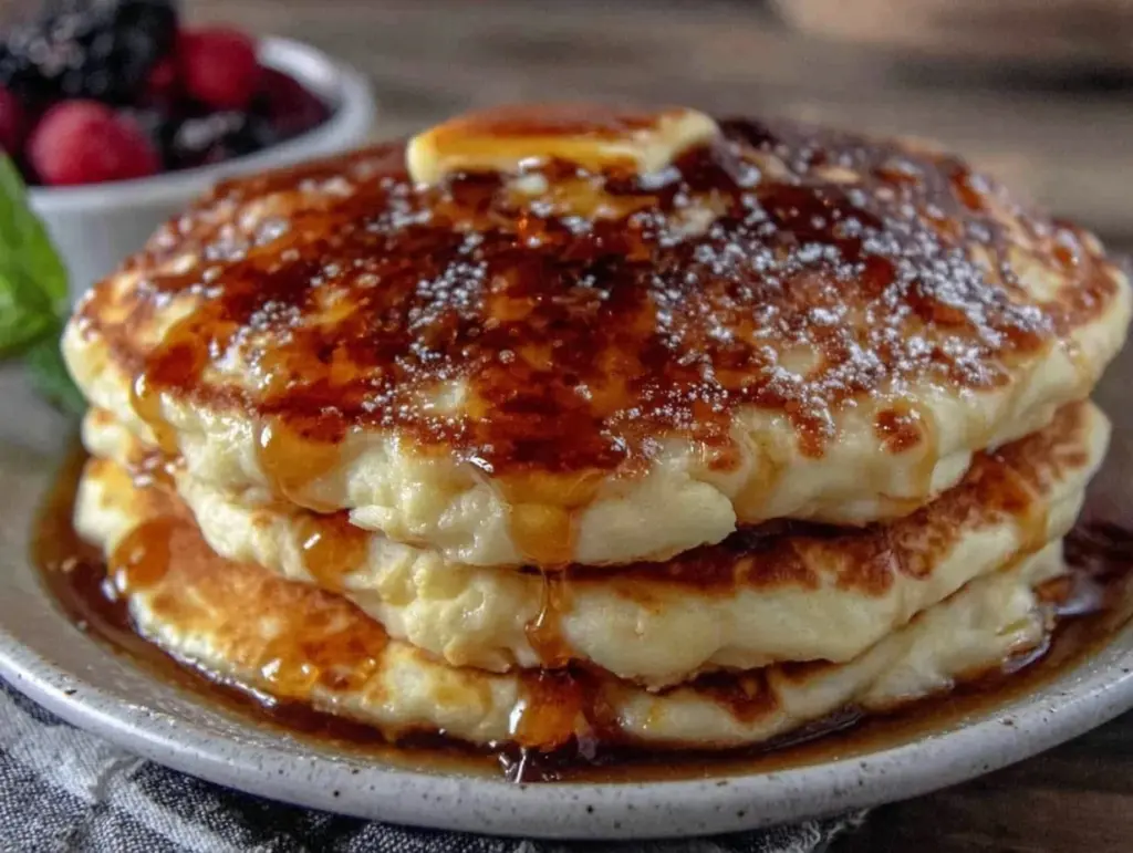 fluffy buttermilk pancakes - featured image
