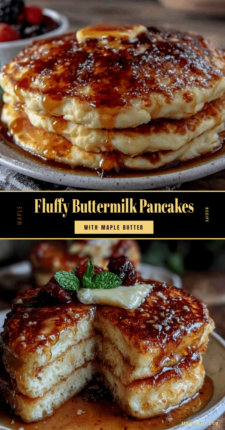 fluffy buttermilk pancakes recipe