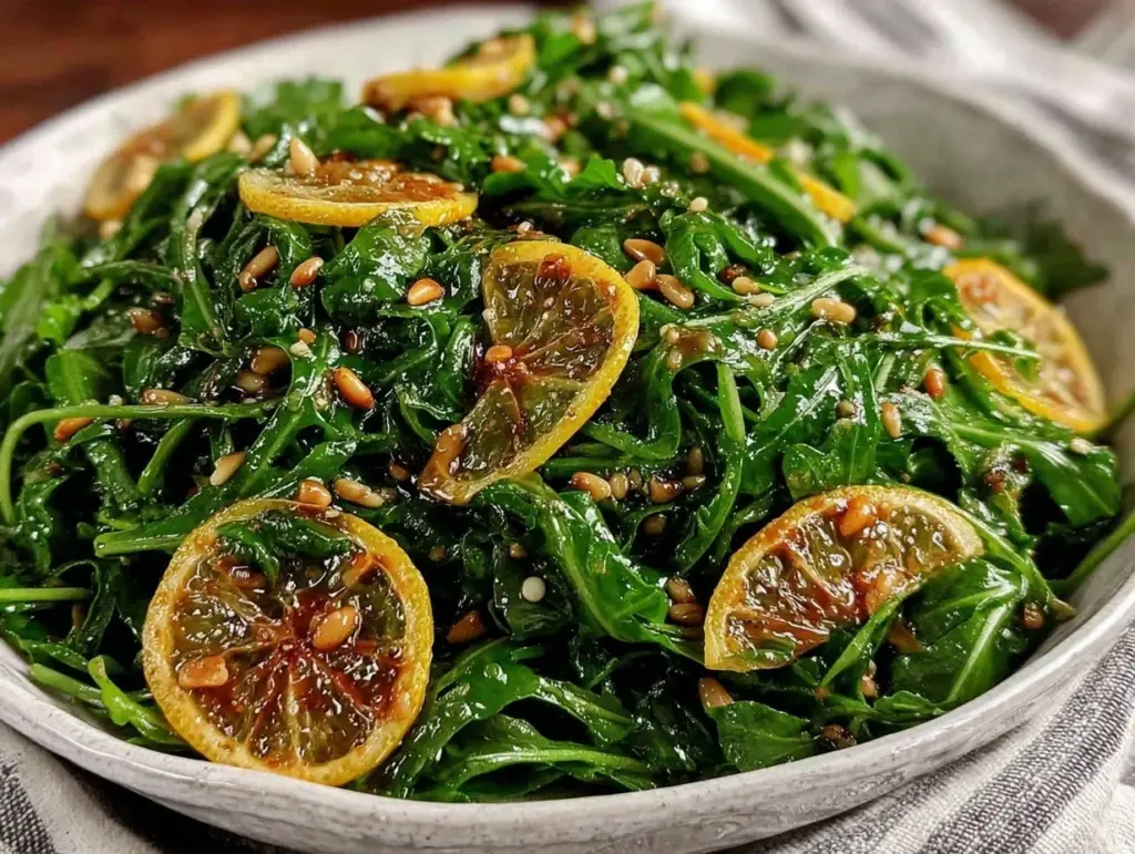 fresh arugula salad - featured image