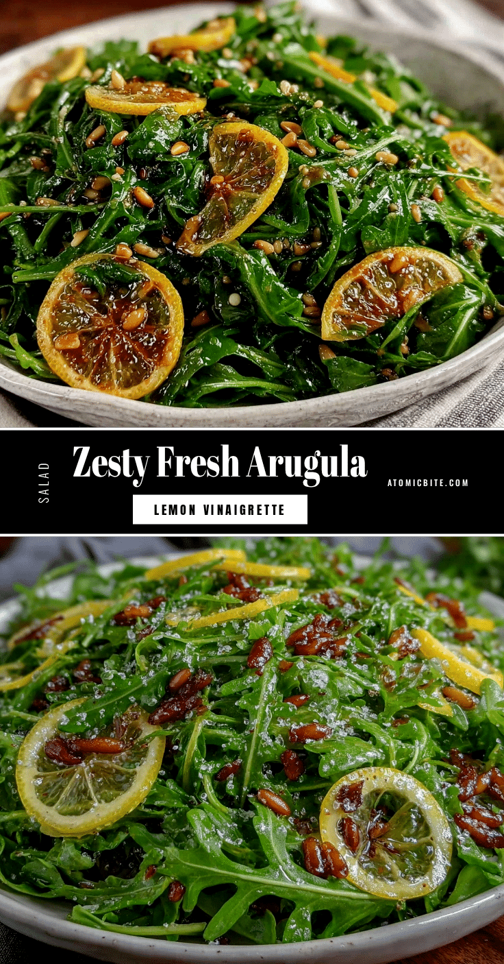 fresh arugula salad recipe