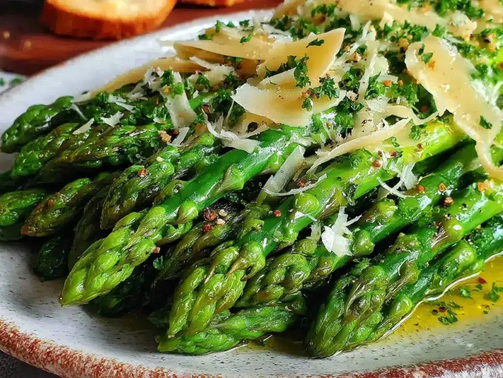 fresh asparagus salad - featured image