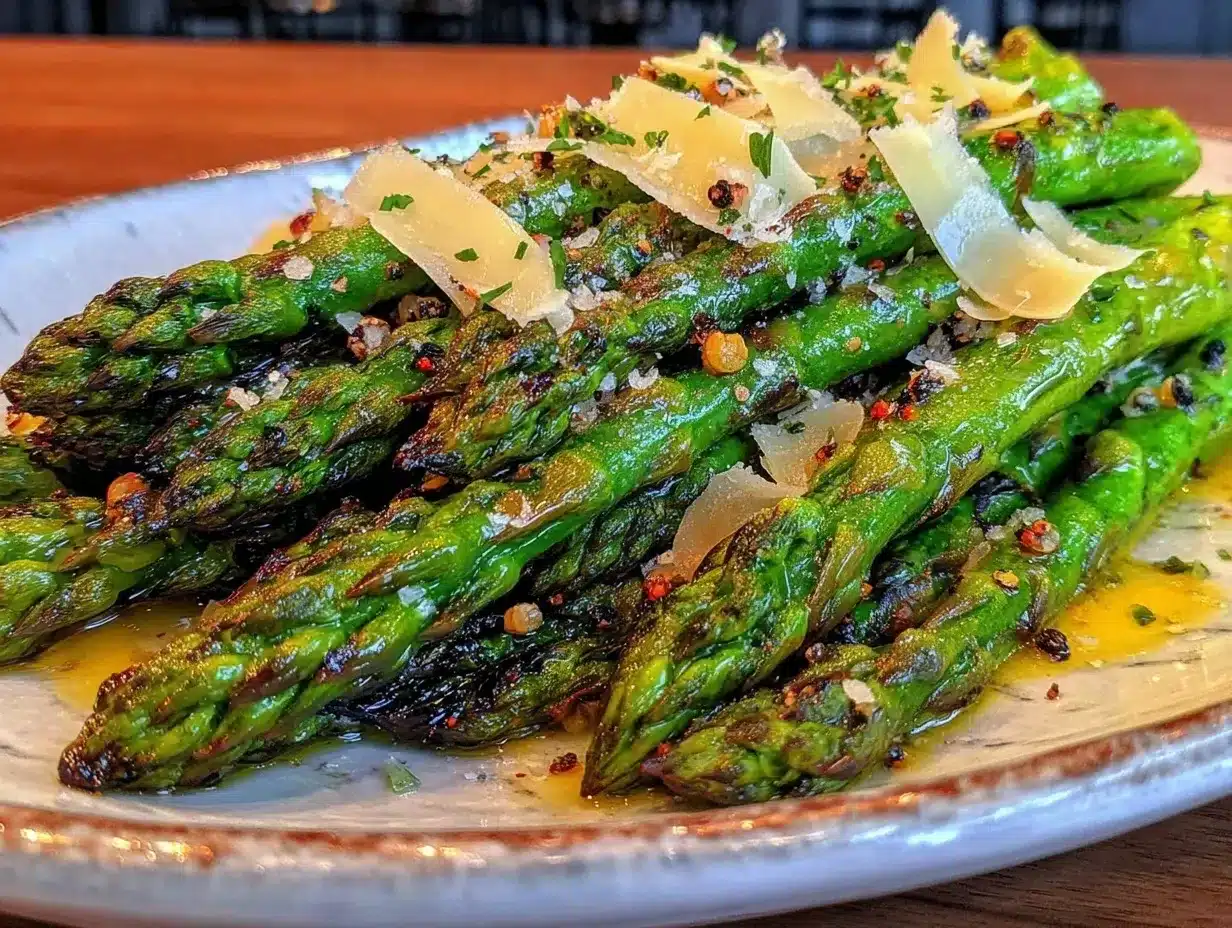 fresh asparagus salad preparation steps