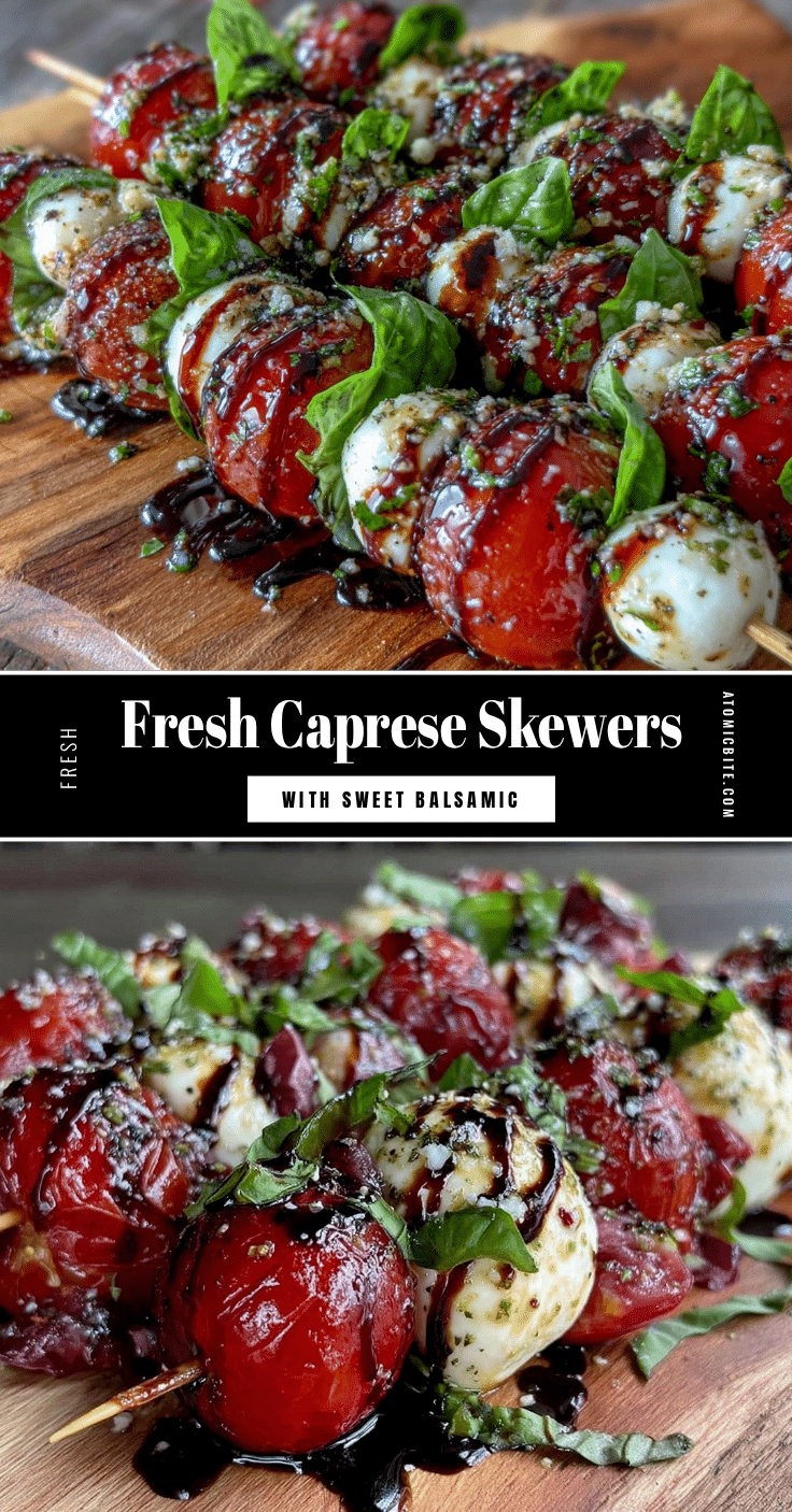 fresh caprese skewers recipe
