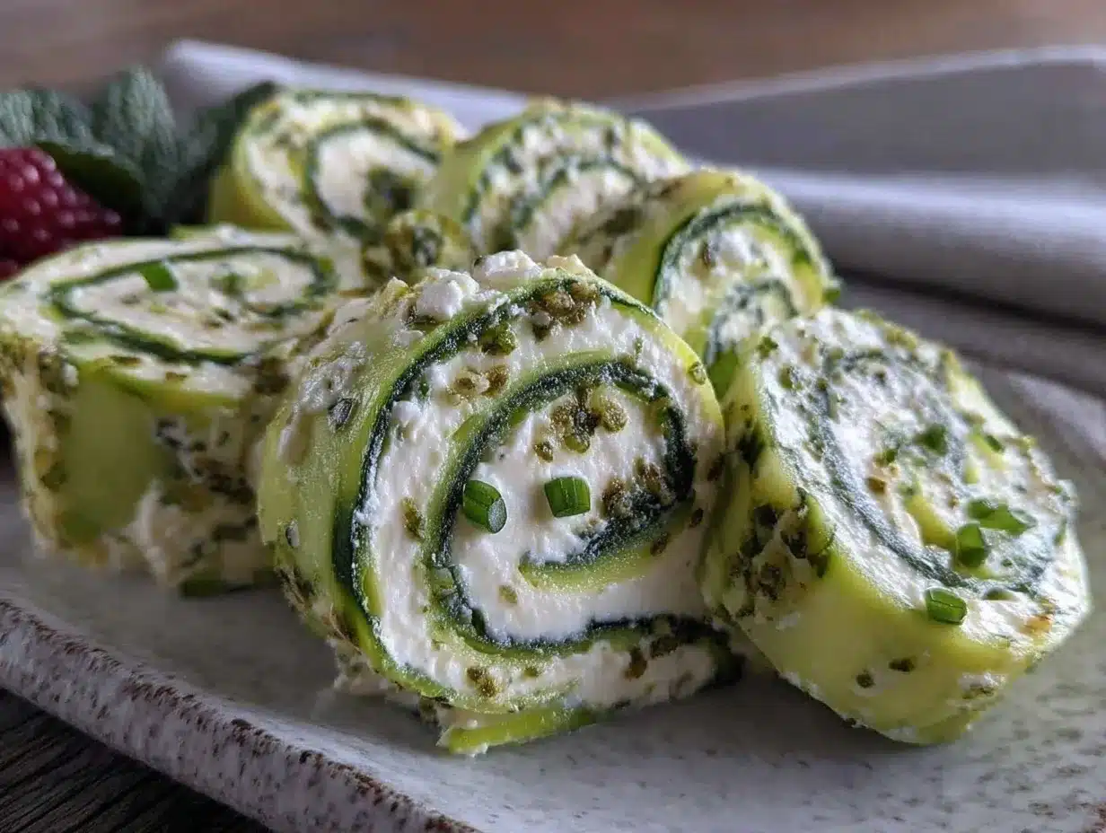 fresh cucumber dill cream cheese pinwheels preparation steps