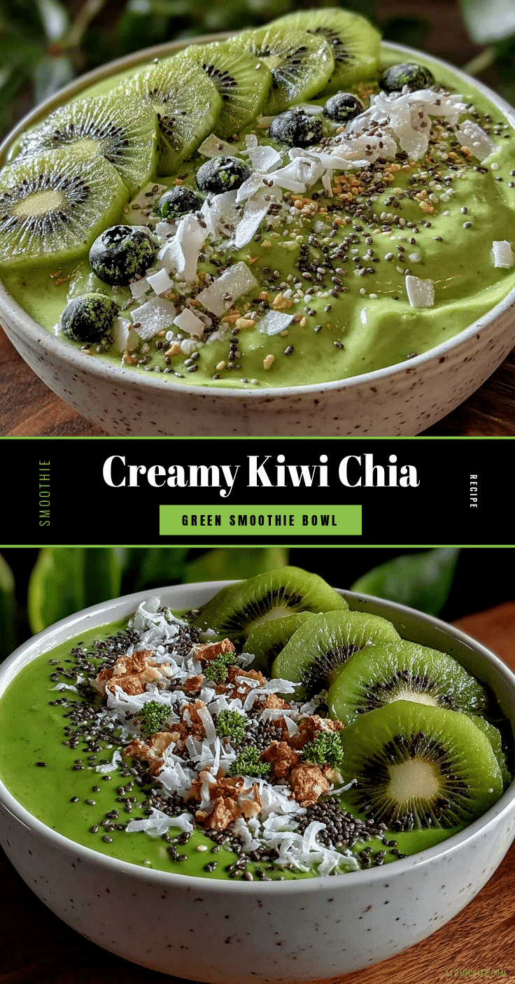 fresh green smoothie bowl recipe