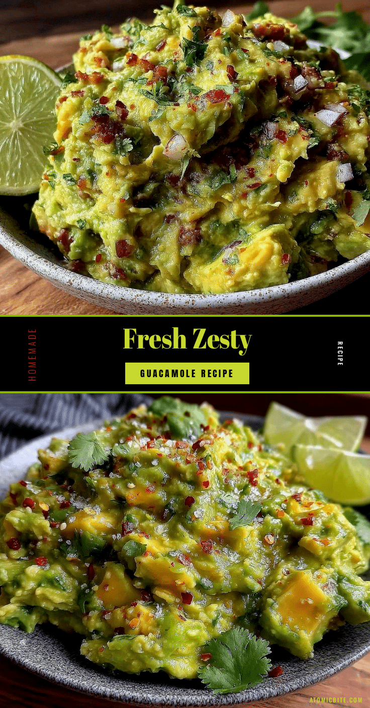 fresh homemade guacamole recipe