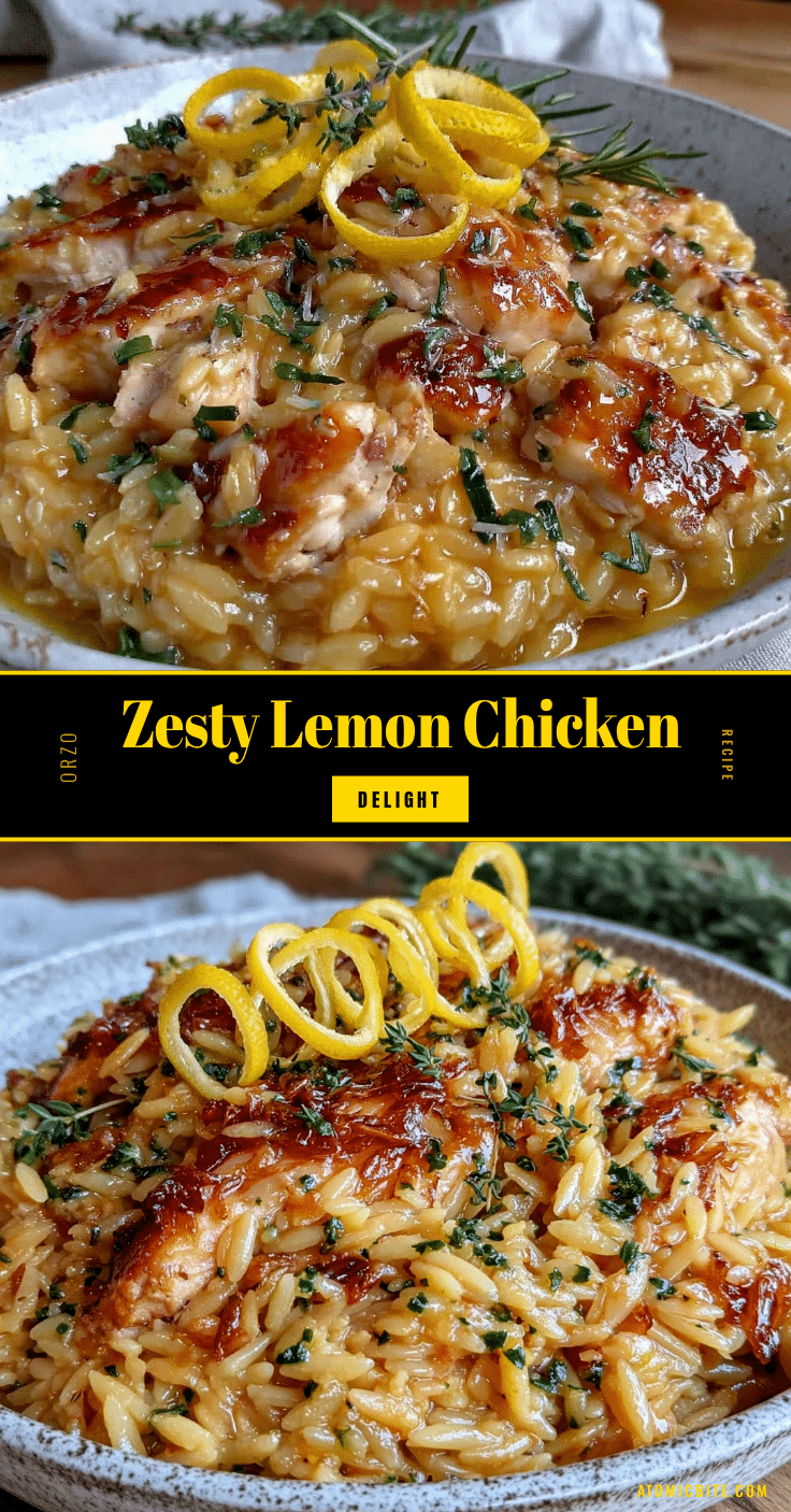 fresh lemon chicken orzo recipe