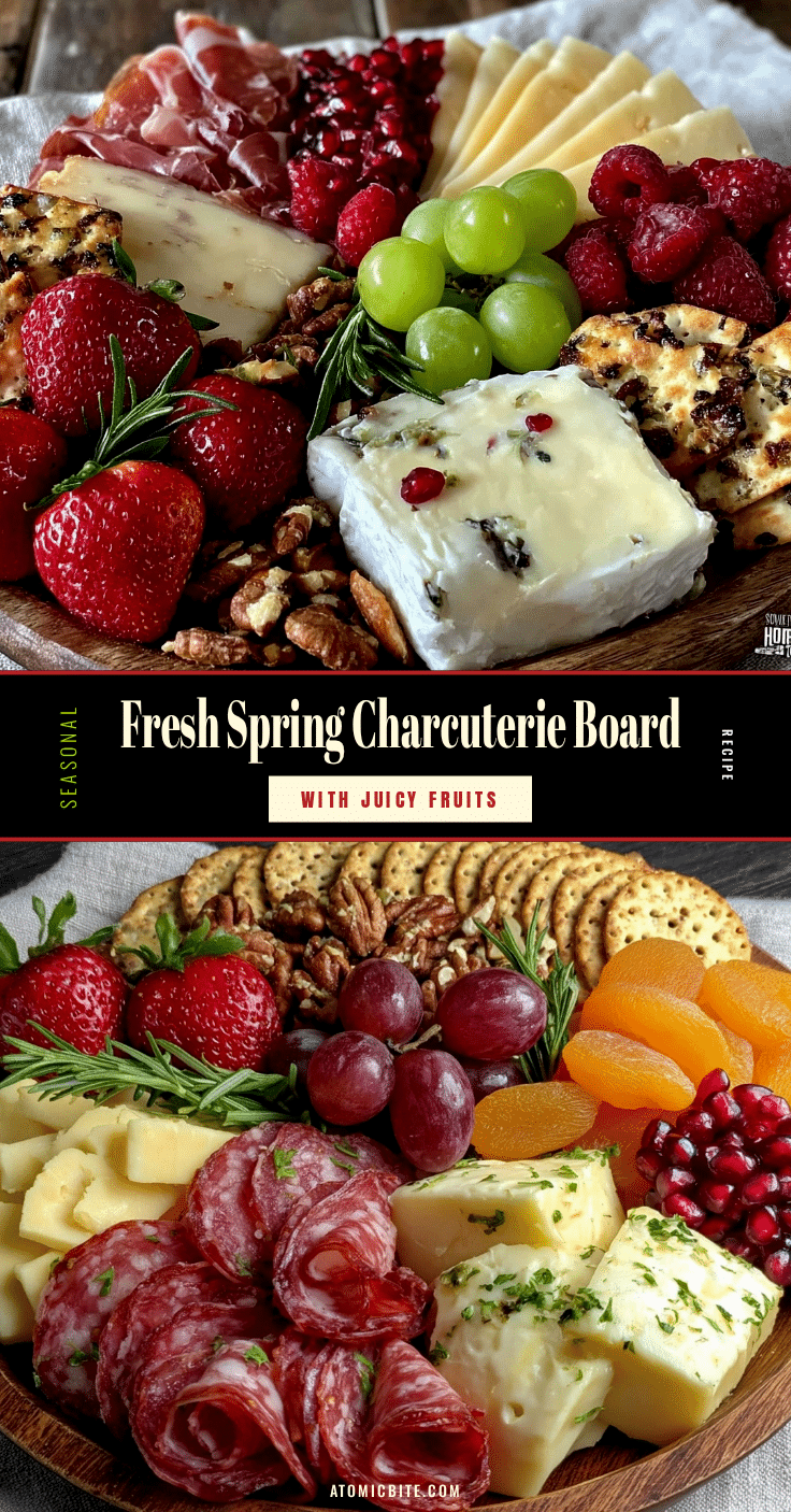 fresh spring charcuterie board recipe