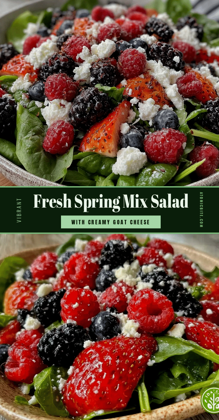 fresh spring mix salad recipe