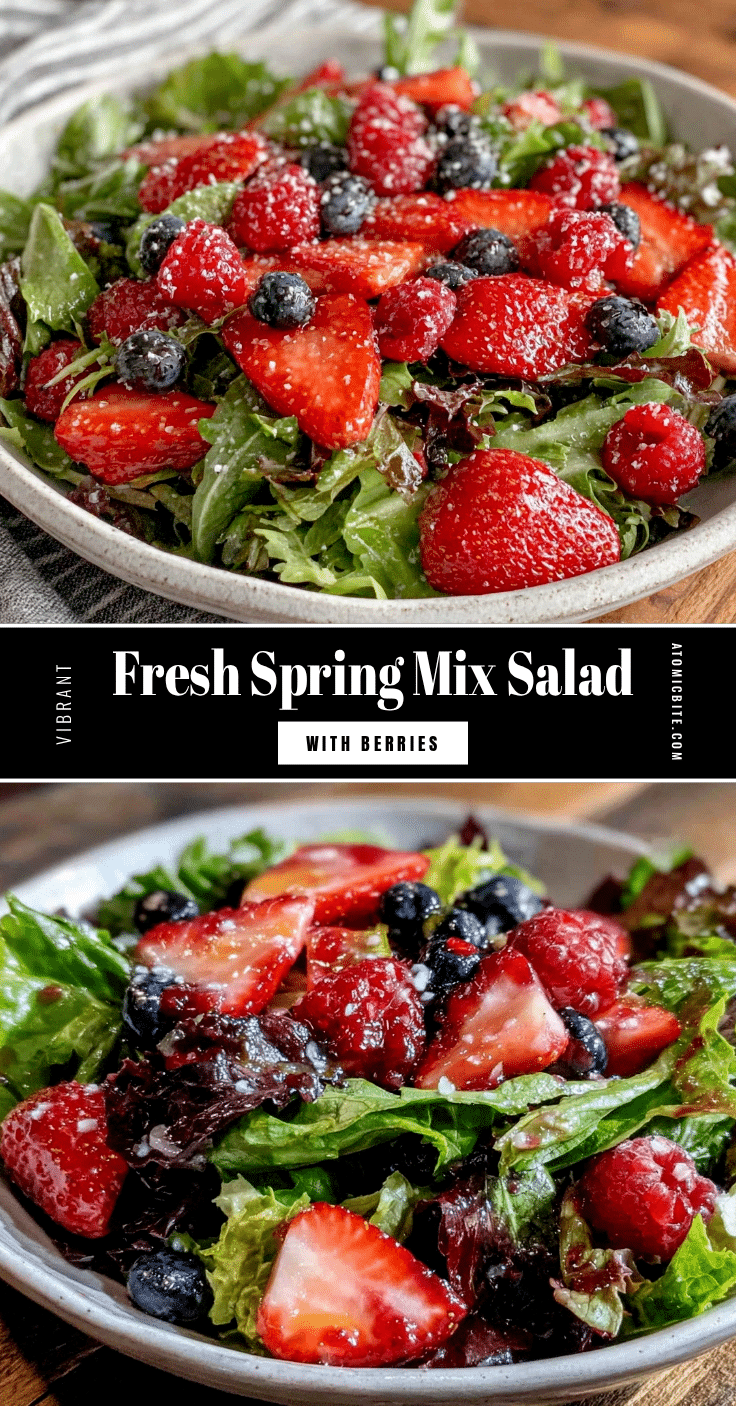 fresh spring mix salad with berries recipe