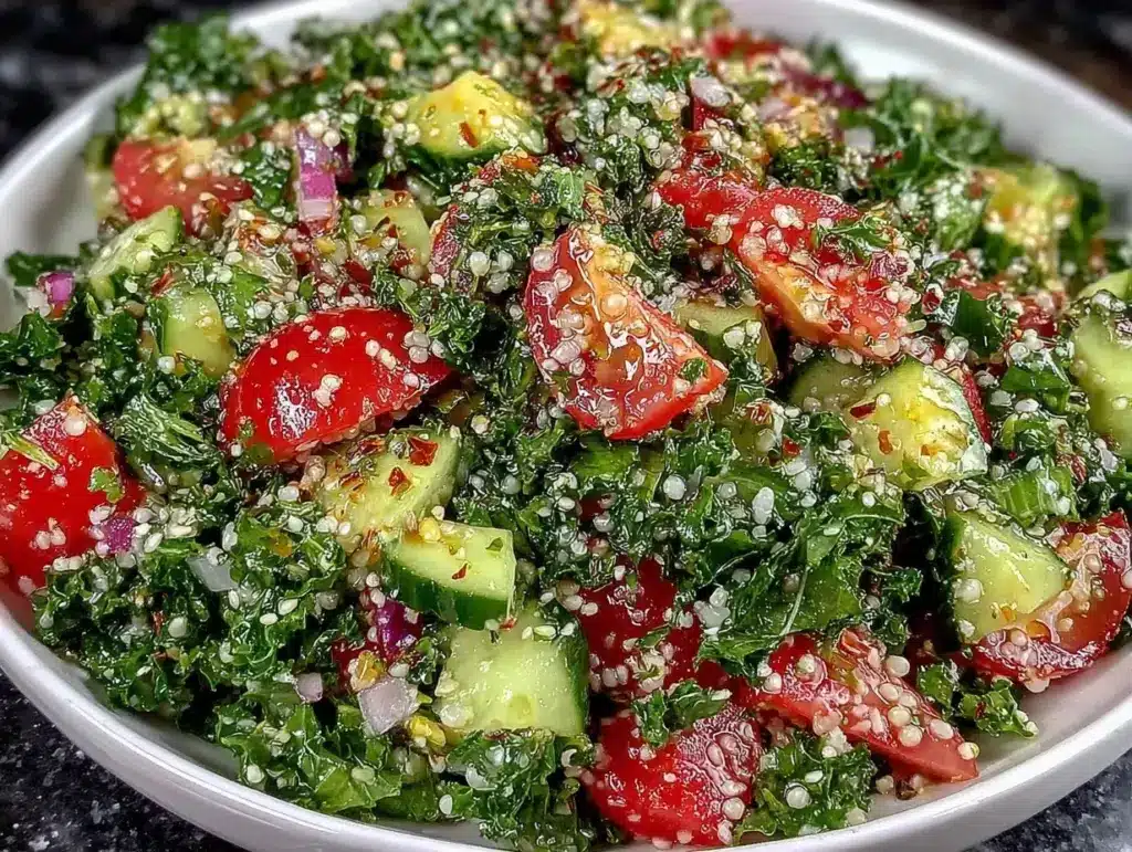 fresh tabbouleh salad - featured image