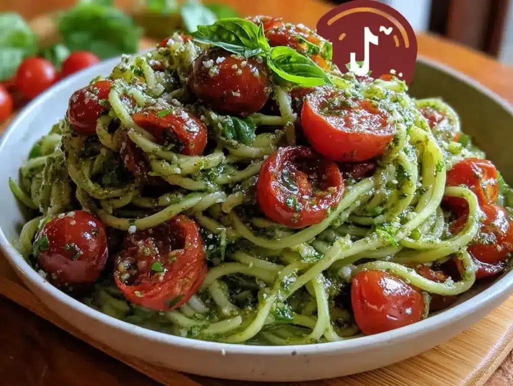 fresh zucchini noodles - featured image