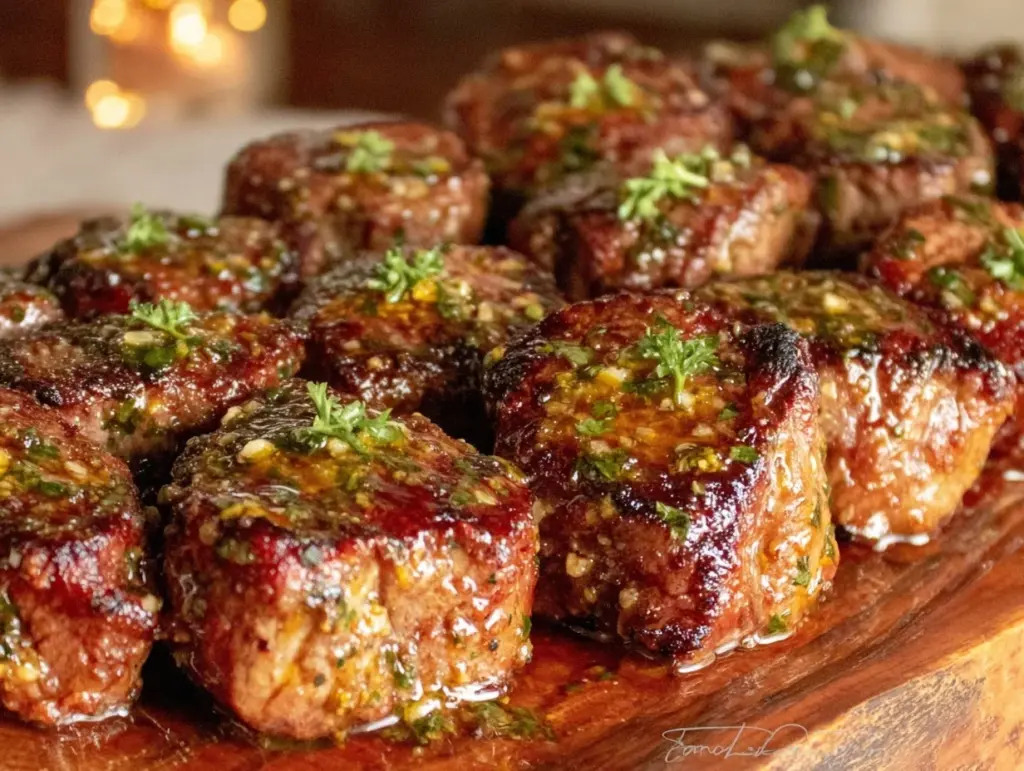 garlic butter steak bites - featured image