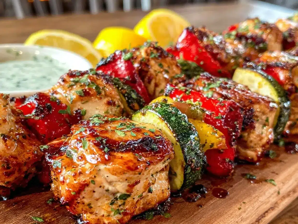 grilled chicken kabobs preparation steps