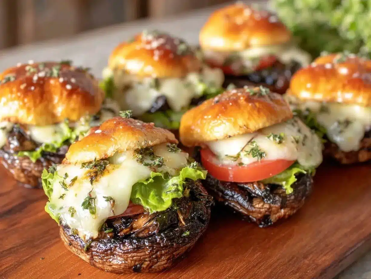 grilled portobello mushroom burgers preparation steps