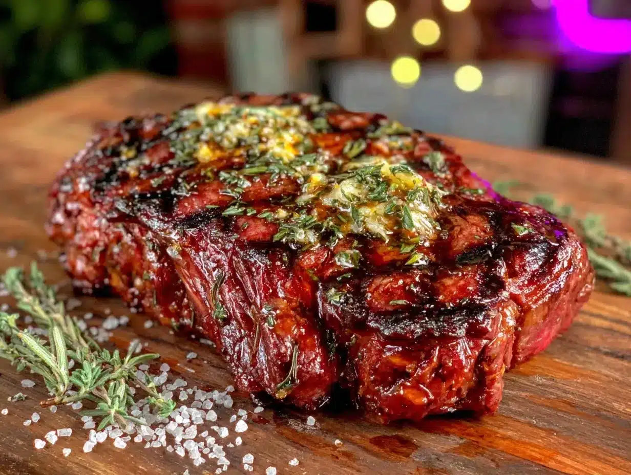 grilled ribeye steak preparation steps