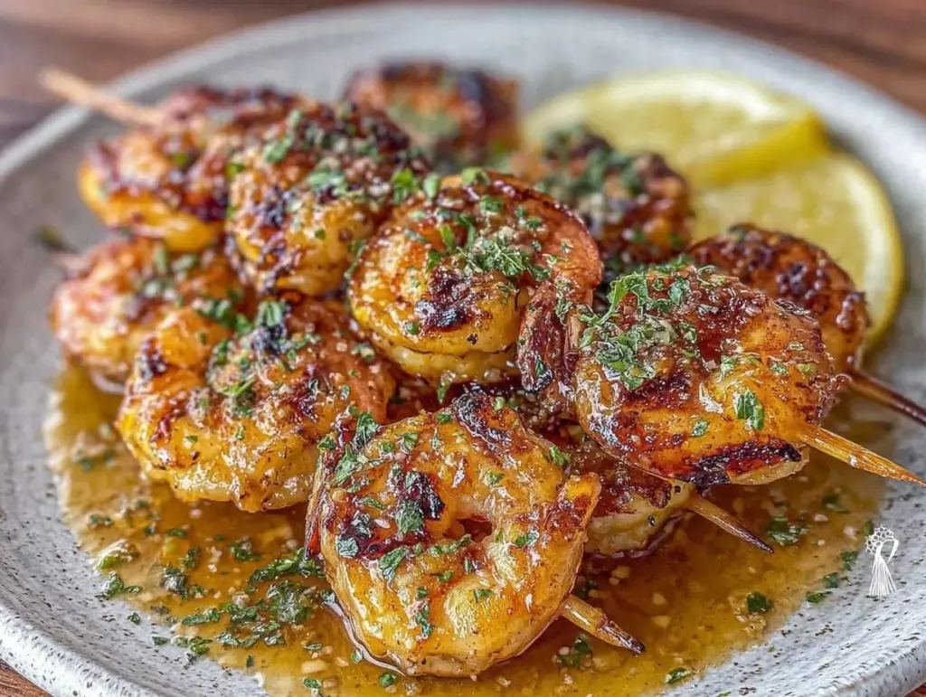 grilled shrimp skewers - featured image