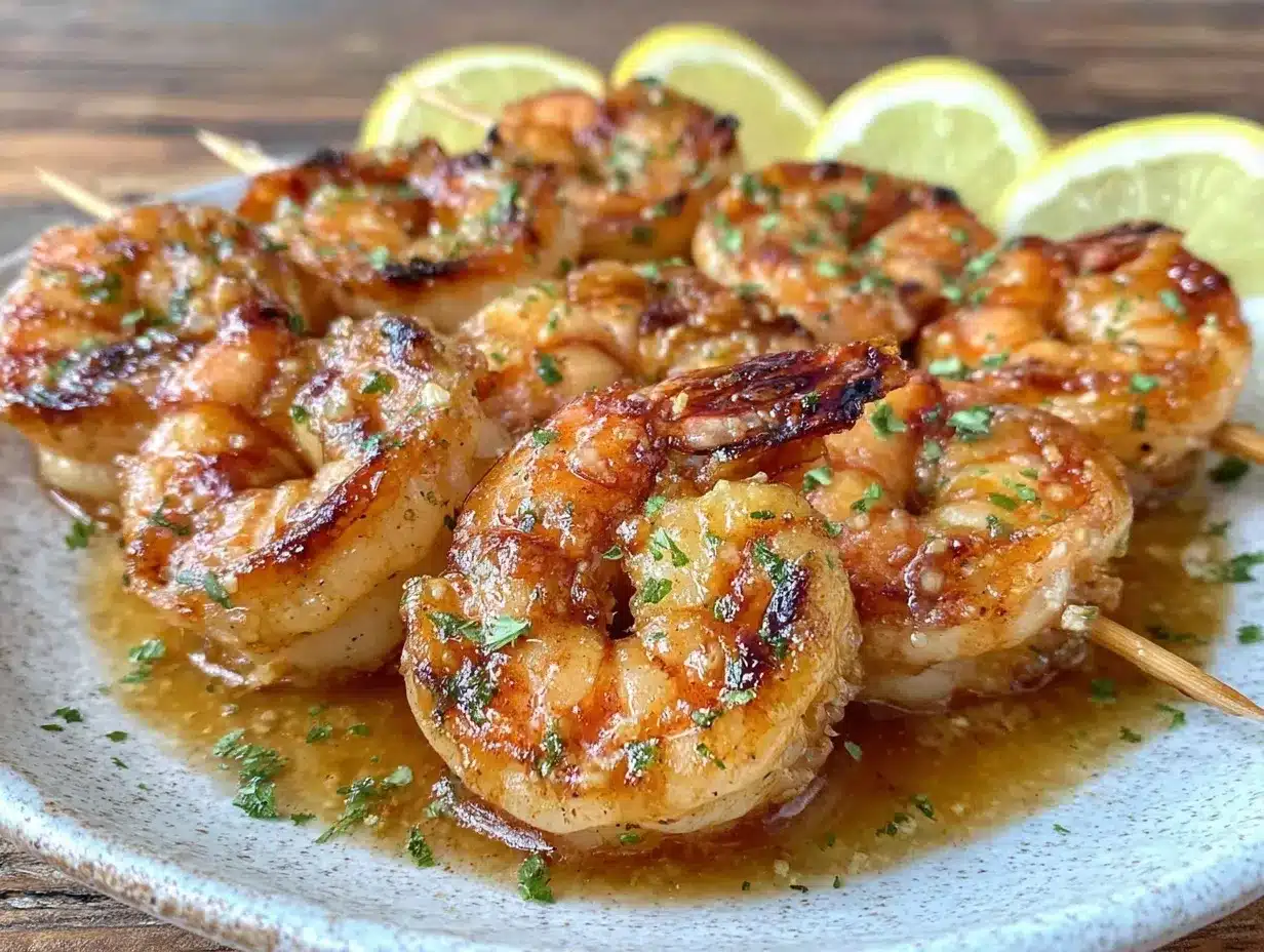 grilled shrimp skewers preparation steps