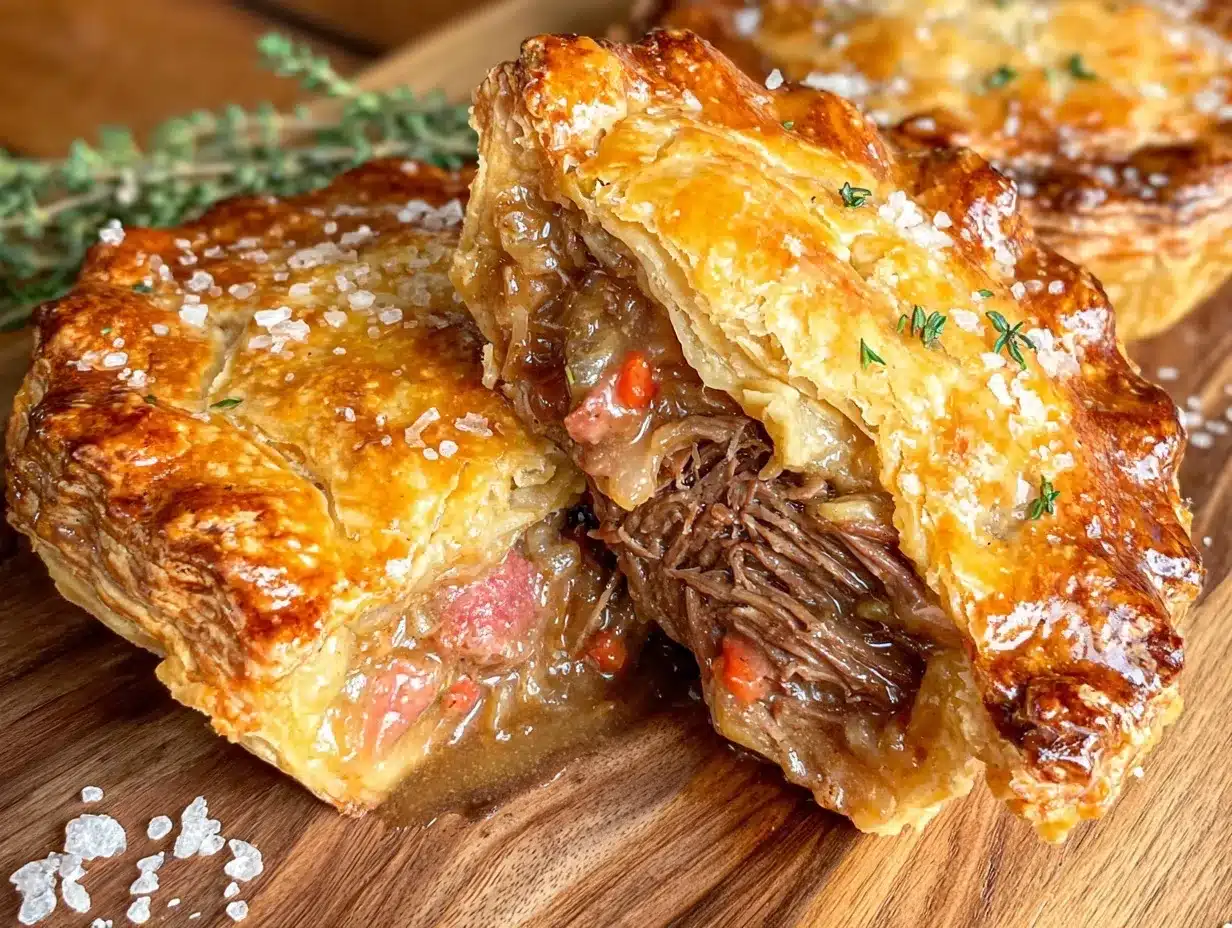 Guinness beef pie preparation steps